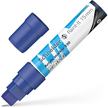 Маркер акриловый "Schneider Paint-It 330", синий
