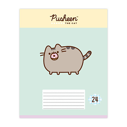 Тетрадь "Pusheen", А5, 24 листов, клетка, ассорти - 4