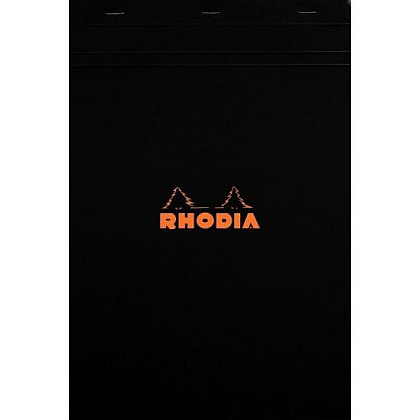 Блокнот "Rhodia", A4, 80 листов, клетка, черный
