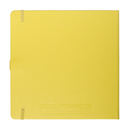 Скетчбук "Sketchmarker", 80 листов, 20x20 см, 140 г/м2, лимонный  - 2