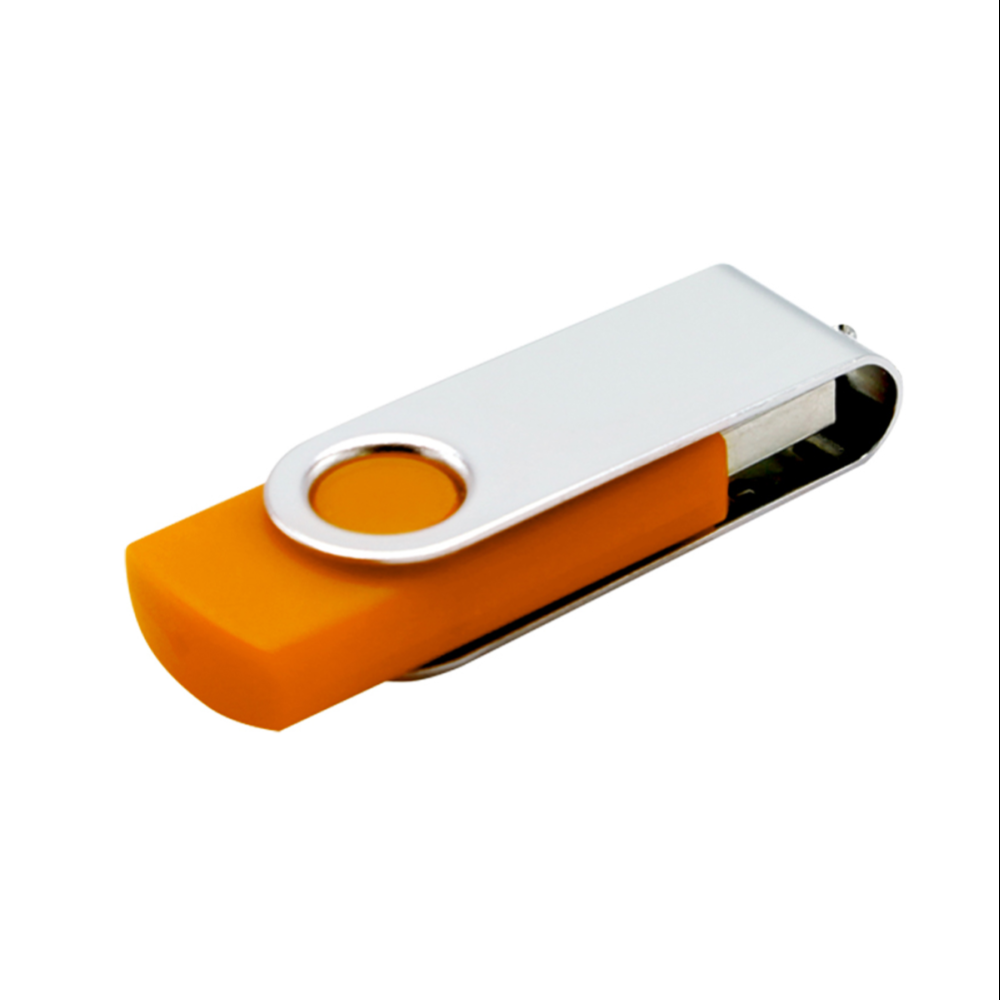 USB Flash 2.0 16 Gb VDF-008, пластик, метал, оранжевый  
