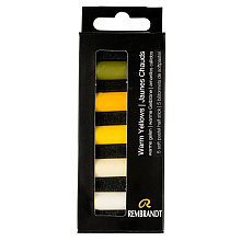 Набор мягкой пастели "Rembrandt Half Pastel", 5 цветов, теплые желтые