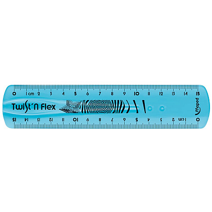 Линейка Maped "Twist n Flex", 15 см, ассорти