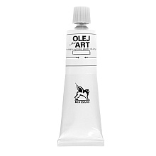 Краски масляные Renesans "Oils for art", 51 белила титановые, 60 мл, туба