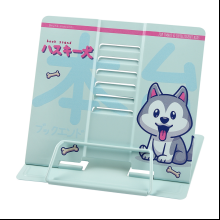 Подставка для книг "Kawaii Animals", металл,  голубой