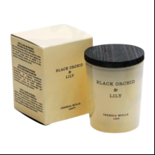 Свеча ароматическая CERERIA MOLLA "Black Orchid & Lily", 70 гр, подарочная упаковка