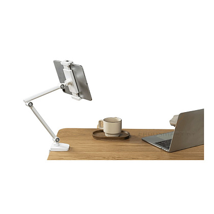 Крепление для планшета (смартфона) Tablet Clamp, белый матовый - 3
