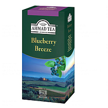 Чай "Ahmad Tea" Blueberry Breeze, 25 пакетиков x1.8 г, зеленый