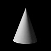 Гипсовая модель "Конус", 20 см - 2