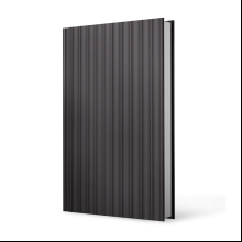 Книга записная "Stripes", А5, 128 листов, клетка, черный