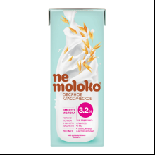 Напиток овсяный Nemoloko "Классический", 0.2 л.