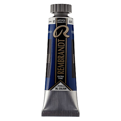 Краски масляные "Rembrandt", 533 индиго, 15 мл, туба