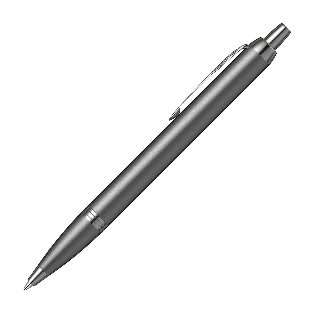 Ручка шариковая автоматическая Parker "IM Monochrome K328", 0,7 мм, серый, стерж. синий - 4