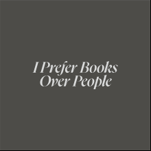 Кофер металлик «I prefer books over people», стальной