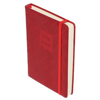 Ежедневник недатированный "FIORENZO Note Book", A5, 168 страниц, бордовый - 2