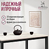 Стол Millwood Сеул, 1300х800 мм, дуб белый крафт, черный - 8
