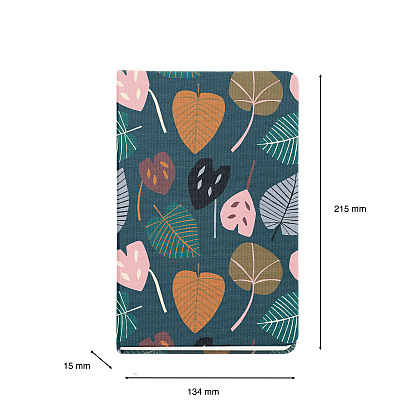 Блокнот Miquelrius "Autumn Leaves Green Leaves", 96 листов, в точку, зеленый - 4
