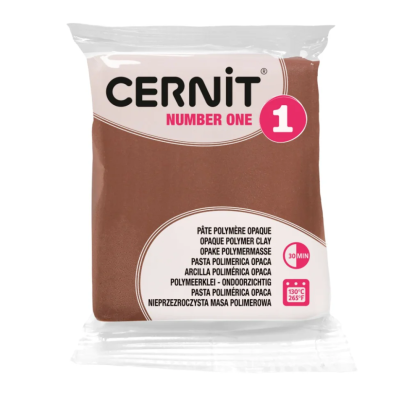 Полимерная глина "Cernit № 1 (Number One)", 56 г, 812 светло-коричневый - 2