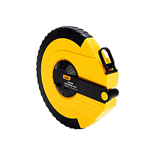 Мерная лента Deli YS EDL9850ZY, 50 м х 14,5 мм, лента фиберглас, пластиковый корпус, желтый, черный