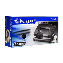 Дырокол Kangaro "DP-480G", 12 листов, синий