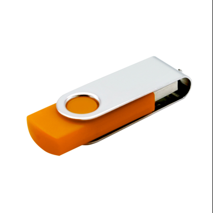 USB Flash 2.0 16 Gb VDF-008, пластик, метал, оранжевый  