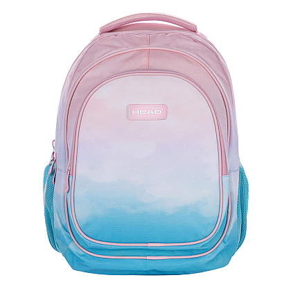 Рюкзак молодежный "Head ombre clouds", розовый, голубой - 2