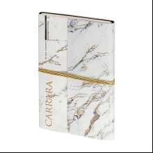 Ежедневник недатированный "Carrara", А5, 192 страниц, линейка, белый