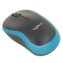 Комплект клавиатура и мышь "Logitech MK275", черный, синий