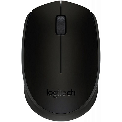 Мышь Logitech "B170", беспроводная, 1000  dpi, 3 кнопки, черный