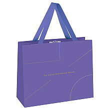 Пакет подарочный 23*18*10 см "Monocolor. Lavender", ламинированный