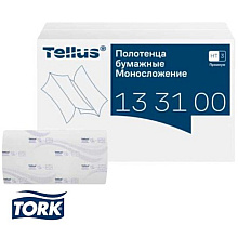 Полотенца бумажные Tellus Синглфолд Премиум, листовые, 2 слоя, 200 листов, H3