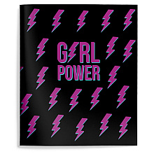 Тетрадь "Girl Power", А5, 48 листов, клетка, ассорти