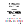 Кружка "If you can read this, Thank a teacher", керамика, 450 мл, белый, желтый - 2