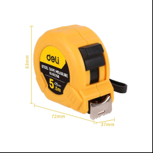 Рулетка Deli YS EDL9025B, 5 м х 25 мм, желтый, черный