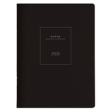 Тетрадь "Notes", А4, 48 листов, клетка, черный