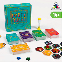 Игра настольная "PARTY QUEST. Говори, рисуй, показывай" 