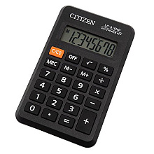 Калькулятор карманный Citizen "LC-310NR", 8-разрядный, черный