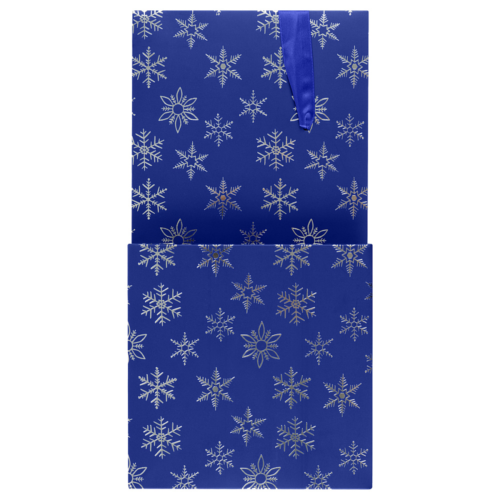 Коробка подарочная "Snowflakes" 15*15*15 см - 3