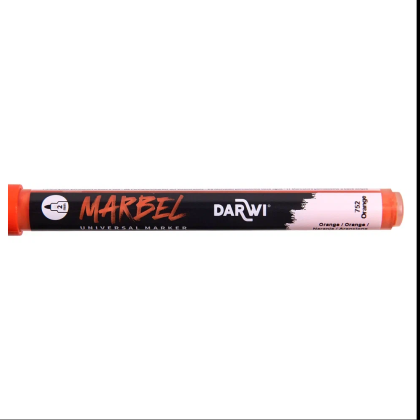 Маркер акриловый "Darwi.Marbel" 752, оранжевый - 2