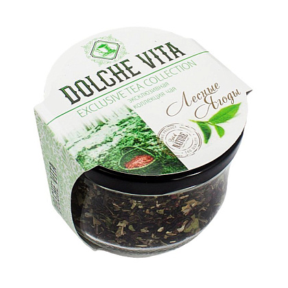Чай "Dolche vita", 50 г, черный, лесные ягоды