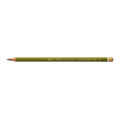 Карандаш цветной Koh-I-Noor "Polycolor 3800", 027 оливковый темный