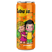Напиток "Love is...", вкус ананаса и апельсина, 0.33 л