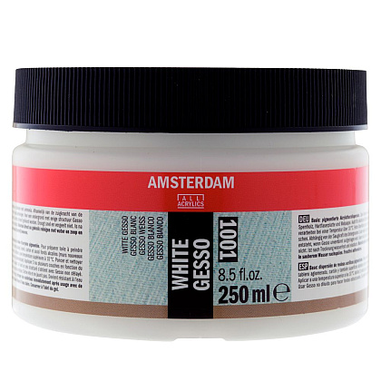 Грунт акриловый "Amsterdam", 250 мл, белый