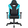Кресло игровое Бюрократ Knight Thunder 5X экокожа, черный, голубой, металл - 15
