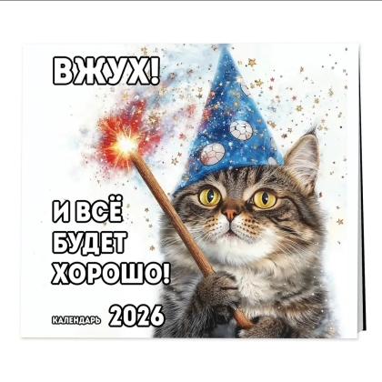 Календарь настенный перекидной "Вжух! И всё будет хорошо!" на 2026 год - 3