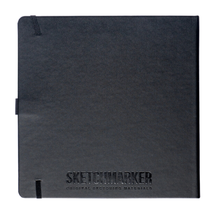 Скетчбук "Sketchmarker", 80 листов, 20x20 см, 140 г/м2, черный  - 2