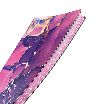 Блокнот "Dream book. № 1", A5, 80 листов, линейка, сиреневый - 2