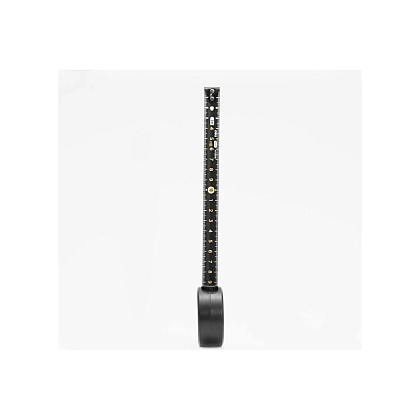 Рулетка Deli HS EHT8316, 3 м х 16 мм, Soft Touch, черный - 7