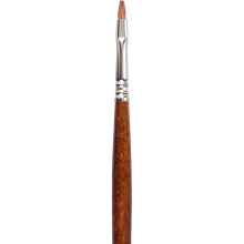 Кисть "Escoda Versatil Brush L/H", синтетика, темно-коричневый, плоская, №4