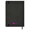 Книга записная "Fashion Vibe", А6+, 96 листов, линейка, кожзам., на резинке, черный - 8